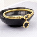 Designer Bracelet Bracelet Women Stainless Steel Horseshoe Clasp Bracelets Roman Numeral Bangle Pendant Bangles Luxury Jewlery Designer for Women Elegant Gift Great Shopping 4You