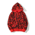 Luxury top crafted tiger Mens hoodies designer men women Shark full zip hoodie jacket color grid Harajuku sweatshirt Fashion co-branding Luminous Great Shopping 4You