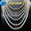 Cheap Price Hip Hop Jewelry 3MM 4MM 5MM 6.5MM GRA Certificate S925 Silver Vvs1 D Color Diamond Moissanite Tennis Chain Necklace Great Shopping 4You