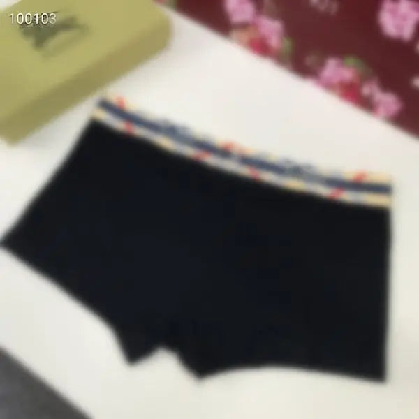 boxers for men Designer Man Underpants Fashion Letter Printed Breathable Boxers Man Pure Cotton Underwear 3pcs/Lot Great Shopping 4You