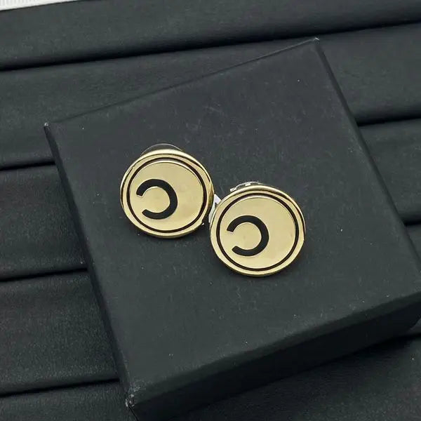 Luxury Gold Plated Stud Earring Designer Letter Geometric Women Crystal Earring Wedding Party Jewerlry Great Shopping 4You