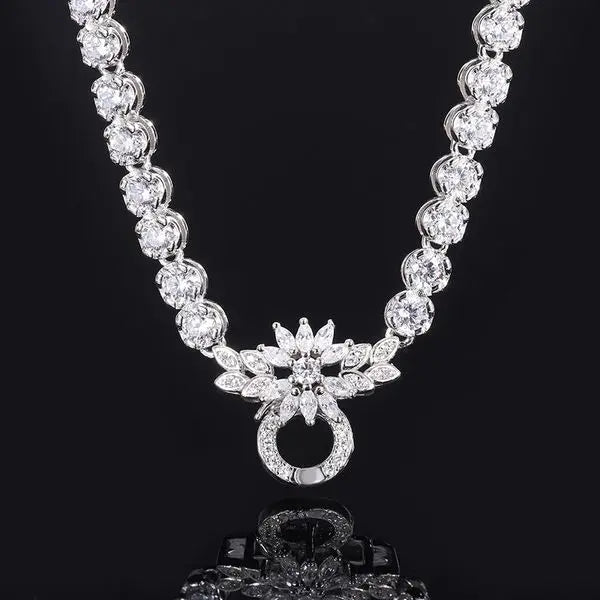 S925 Silver Bubble Necklace, Versatile Chain Design, Stylish Adjustable Women's Necklace, Perfect Accessory for Any Occasion Great Shopping 4You