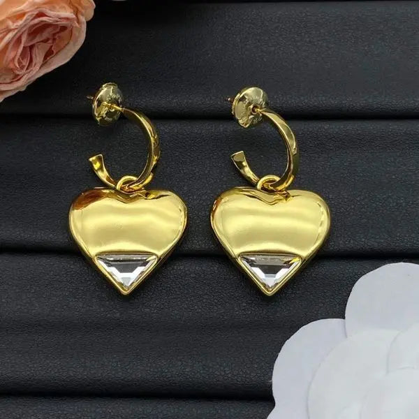 Fashion Womens Earrings with Letter Design Stud Dangle Classic Earrings Elegant Desginer Earrings for Women Birthday Wedding Gift Great Shopping 4You