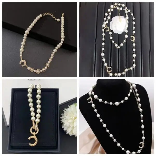 Womens Pearl Pendant Necklace Designer Brand Love Gold Necklace Classic Luxury Gift Necklace Retro Design Wedding Gift Jewelry Great Shopping 4You