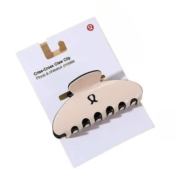 Clamps Hair Clip Designer American Style Acetate Shark Clip Sports Style Letter Hair Clip Daily Versatile Hair Accessories High Quality Great Shopping 4You