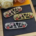 Luxury Designer Brooches Classic Brand Brooches 18K Gold Plated Colored Crystal Brooches Fashionable Men's Women's Brooches Pins Vintage Suit Brooches Couple Gifts Great Shopping 4You