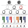 Atomic-TB8218 Set(7-in-2) - Silver & Black / Carbon Fiber TSAR BOMBA Watch