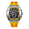 Elemental-TB8211Q（Ship from US） - Sliver Yellow Tsarbomba Watch