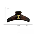 Designer Hair Clips with Metal Logos for Women Versatile Shark Clips Stylish and Durable High-quality Hair Accessories Great Shopping 4You