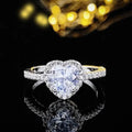 Luxury Women Ring Jewelry Diamond Silver Plated Cubic Zircon Rings Wedding Engagement Band Ring Party Gift Size 5-12 Great Shopping 4You