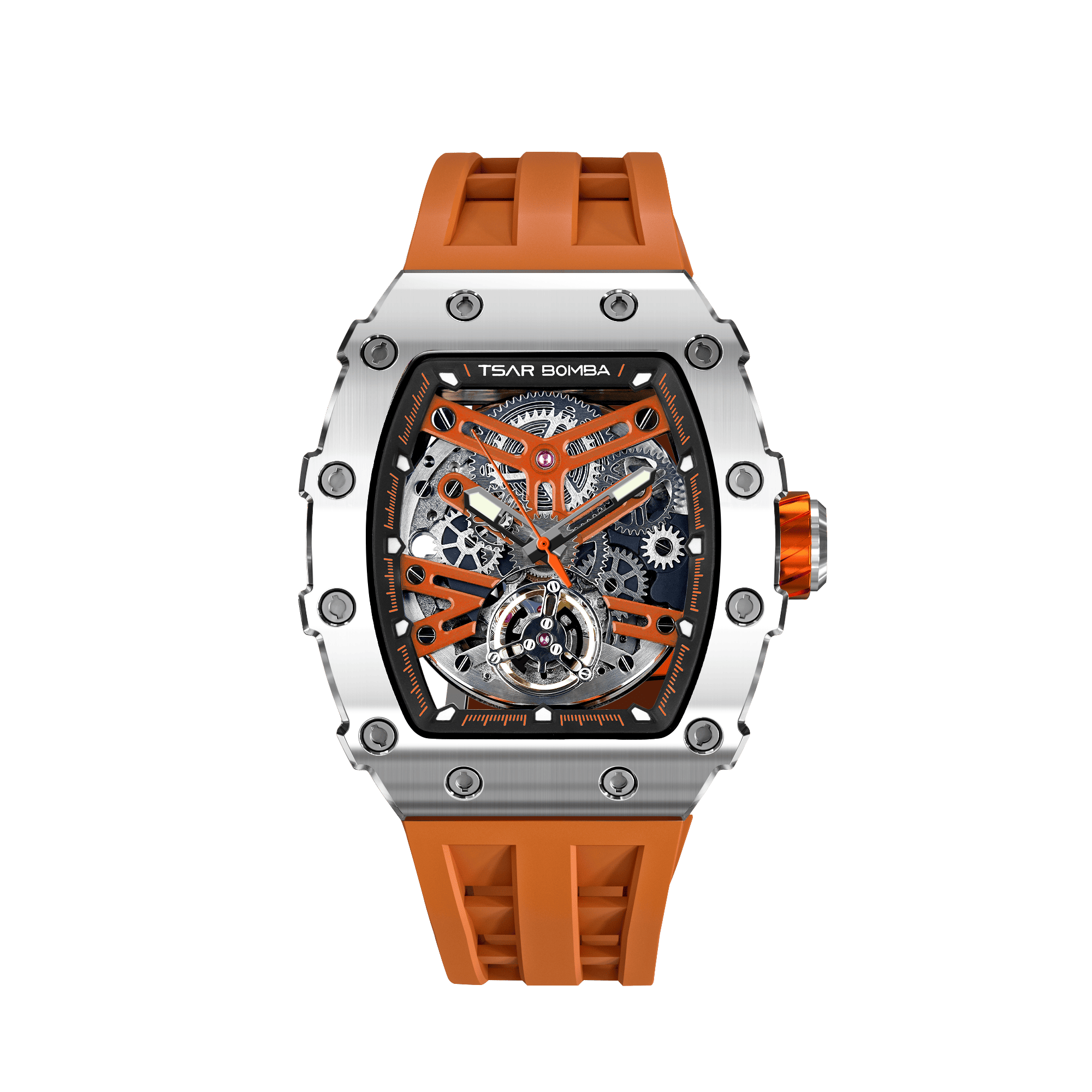 Elemental-TB8208A (US) - Silver Orange TSAR BOMBA Watch