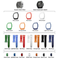 Atomic-Interchangeable Automatic Watch Combo (7-in-1)（IT） - Black / Two Head-FluoroRubber Bezel TSAR BOMBA Watch