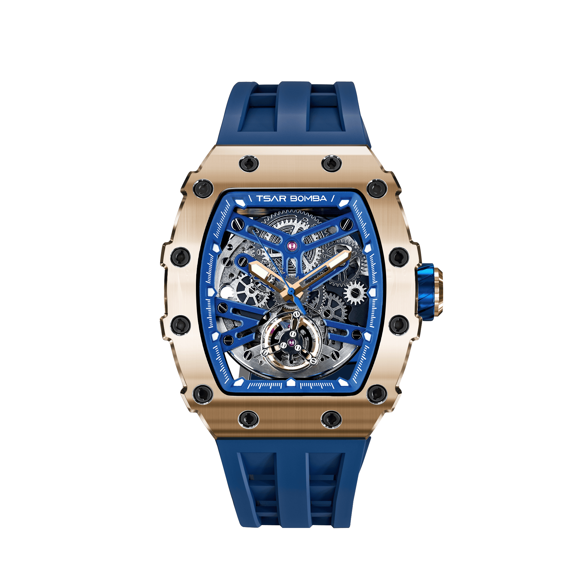 Elemental-TB8208A (US) - Gold Blue TSAR BOMBA Watch