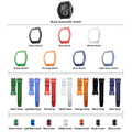 Atomic-Interchangeable Automatic Watch Combo (7-in-1)（IT） - Black / FluoroRubber Bezel TSAR BOMBA Watch