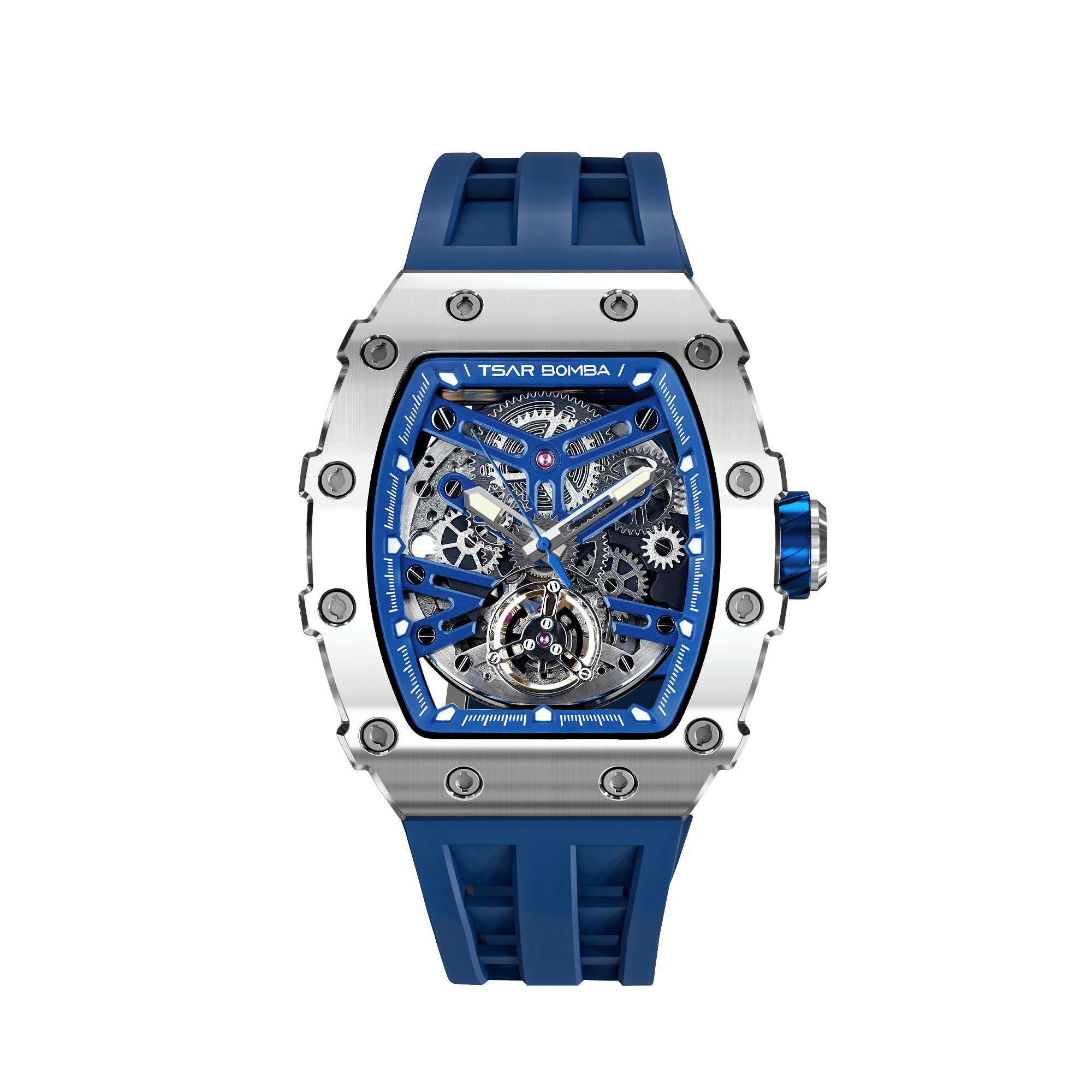 Elemental-TB8208A (EU) - Silver Blue TSAR BOMBA Watch