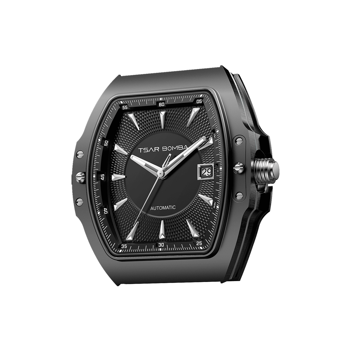 Atomic Interchangeable Watch Head - Automatic-Classic Black