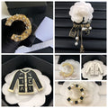 Fashion Designer Brooch Letter Pins Brooches Women Elegant Wedding Party Jewerlry Suit Pins Unisex Clothing Jewelry Accessories Great Shopping 4You