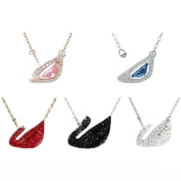 Pendant Necklaces designer necklace High version does not fade Beating heart Swan Necklace 14K Gold INS Style Necklace emotional Gift Jewelry luxury necklace Great Shopping 4You
