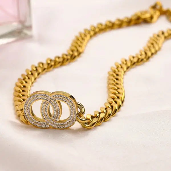 Designer Necklaces Pendants Fashion Love Charm Womes Gift Letter Pendant Necklace High Quality Classic Jewelry Stainless Steel Non Fade Wholesale Great Shopping 4You