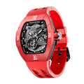 Atomic-TB8218 Standard Edition（Women） - Fluororubber-Dynamic Red Tsarbomba Watch
