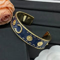 Designer Enamel Letter Bracelet Hoop Open Bracelet Fashionable Gold-plated High-quality Bracelet Luxury Jewelry Accessories Various Styles Great Shopping 4You