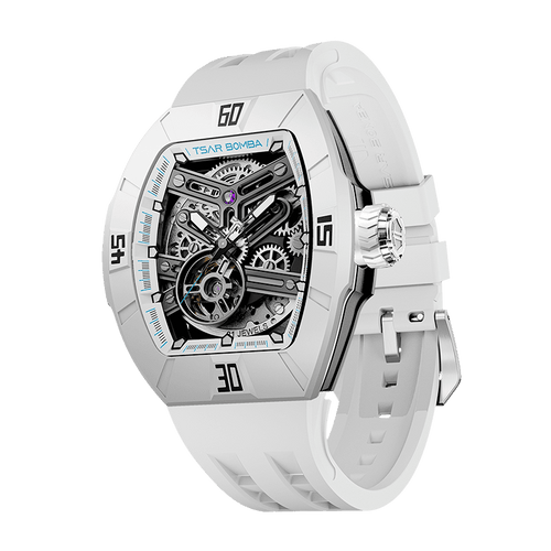 Atomic-TB8218 Standard Edition（Women） - Fluororubber-Dynamic White Tsarbomba Watch