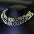 Men's Cuban Link Bracelet Iced Out Hip Hop Chain with Sparkling CZ Stones in Gold & Silver Color for Stylish Streetwear Accessories Great Shopping 4You