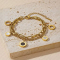 Designer Bracelet for Women Roman Numeral Bracelets Gold Hollow Tassel Bangle Double Sided Shell Bangles Luxury Jewlery Designer for Women Great Shopping 4You