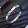 Bracelet Designer Fashion Charm Jewelry Luxury Ten Diamond Titanium Bracelet ins 18k Gold Diamond Colorless Women's Bracelet Christmas gift jewelry Great Shopping 4You
