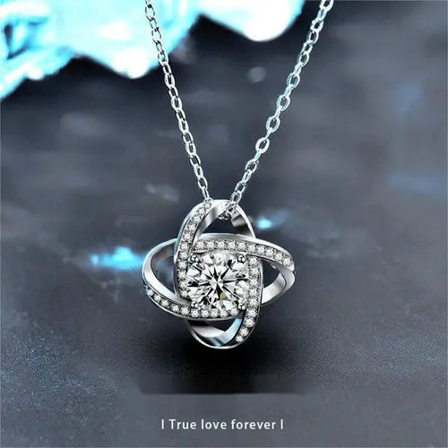 925 Sterling Silver Moissanite Four-Leaf Clover Pendant DIY Accessories Unique Design Necklace Silver Jewelry Great Shopping 4You