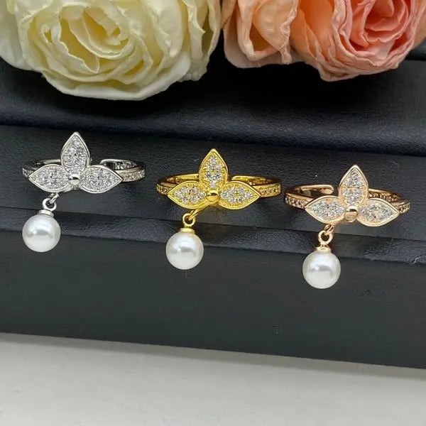 Ring Designer Luxury Brand Rings for Women Letter Design Fashion Gift Jewelry Day Gift Rings Wedding Party Great Shopping 4You