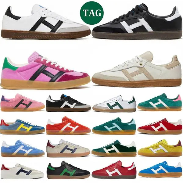 designers shoes for men women og shoe Vegan Black White Gum spezial sneakers black white blue clear Pink Velvet dark green mens trainer Great Shopping 4You