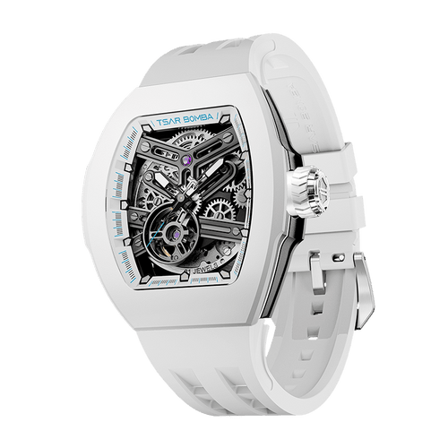 Atomic-TB8218 Standard Edition（Women） - Fluororubber-White 1 Tsarbomba Watch