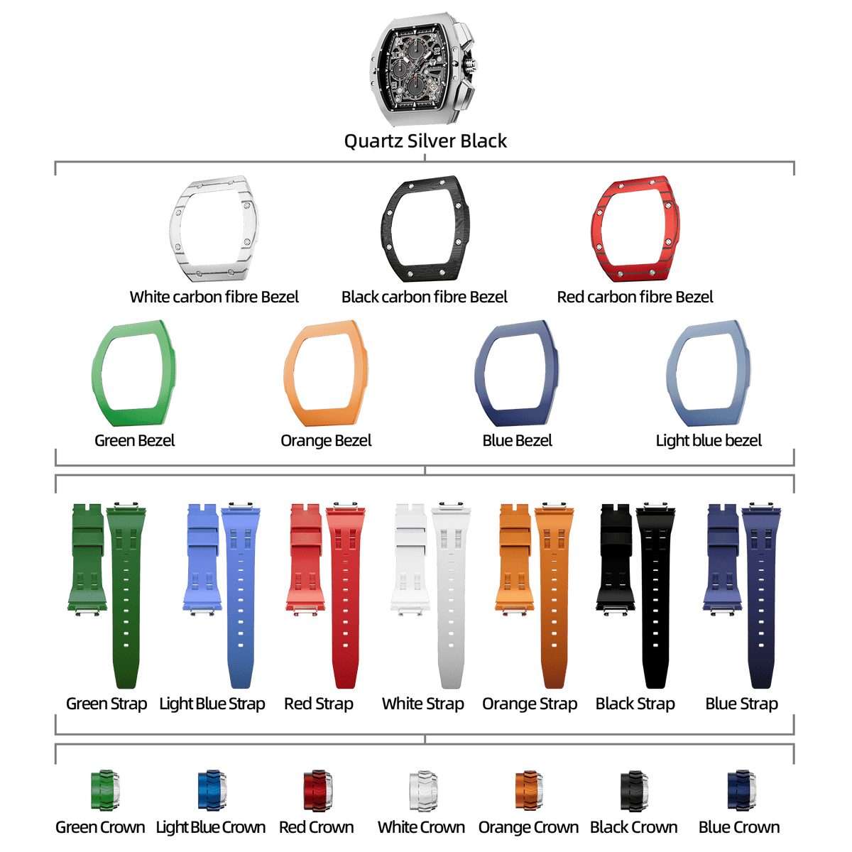 Atomic-TB8214 Set(7-in-1) - Mixed Material