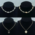 Designer Necklace Women Pendant Pearl Crystal Luxury Necklaces Chain Wedding Jewelry Party Gift Great Shopping 4You