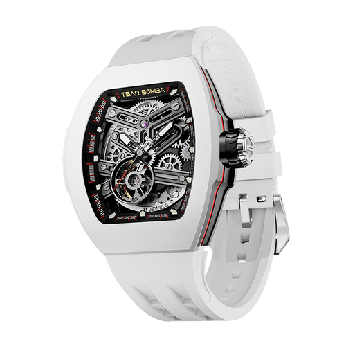 Atomic-TB8218 Standard Edition（Women） - Fluororubber-White 2 Tsarbomba Watch