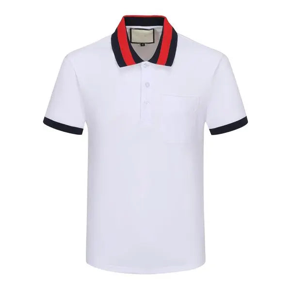 2023 Designer Men's Polos Monclair Classical Shirts Men Luxury Polos Casual Mens T Shirt Snake Bee Letter Print Embroidery Fashion High Street Ma f9cM-3XL# Great Shopping 4You