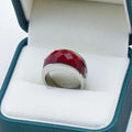 Men's/Women High Quality 316LStainlessa Steel Rings with Gem Style Classic Fashion Trend Jewelry Great Shopping 4You