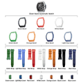 Atomic-Interchangeable Automatic Watch Combo (7-in-1)（IT） - Silver Black / FluoroRubber Bezel TSAR BOMBA Watch