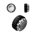 Reactor Interchangeable Crown - Black Silver