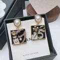 Brand Classic Heart Earring Fashion Women Designer Earring High Quality Crystal Jewelry Earrings Wedding Party Gift with Box Great Shopping 4You