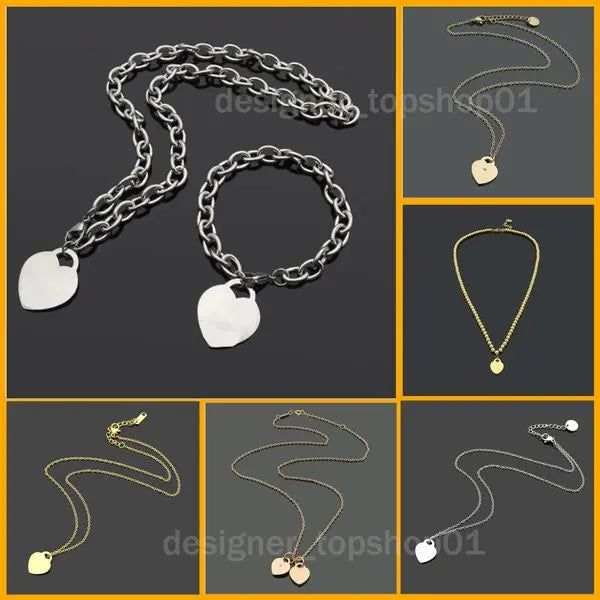 womens necklace bracelet designer jewelry sets for women birthday christmas gift wedding statement pendant OT button guba bracelets necklaces bangle jewelrys Great Shopping 4You