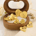 Chic & Durable Ladies' Accessory: Premium Unusual Heart Formed Hoop Earrings Set Great Shopping 4You