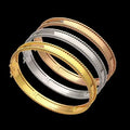 Classic brand signature Designer European fashion unisex Cuff 18K gold Cover Bracelet jewelry Christmas gift Great Shopping 4You