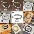 With Gift Box! Fashion Bracelet Necklace for Men or Women Men's Bracelets Necklaces Great Shopping 4You