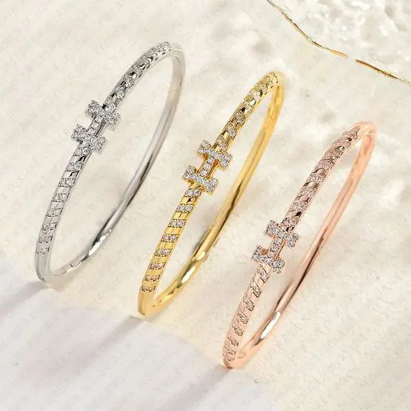 Designer Bracelet Bracelet for Women Diamond Bangle Letter Bangles Personalized Initial Bangles Luxury Jewlery Designer for Women Elegant Timeless Gift Premium Great Shopping 4You