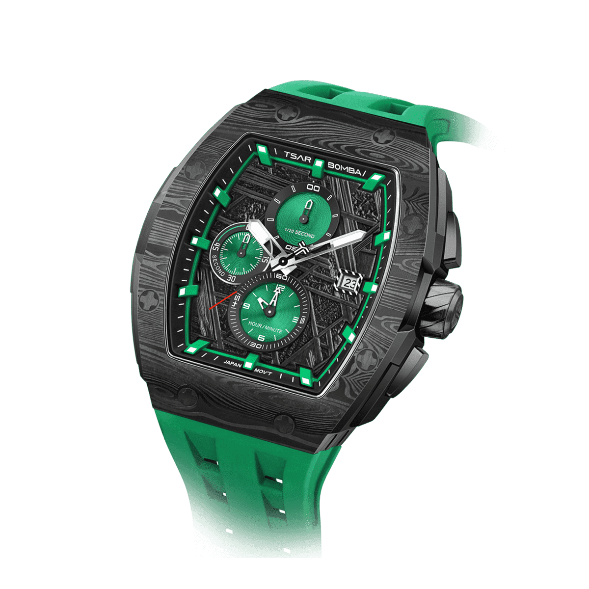 Elemental-TB8211Q-II - Green TSAR BOMBA Watch
