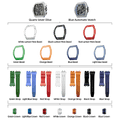 Atomic-Interchangeable Automatic Watch Combo (7-in-1)（IT） - Silver Blue / Two Head-Mixed Material TSAR BOMBA Watch