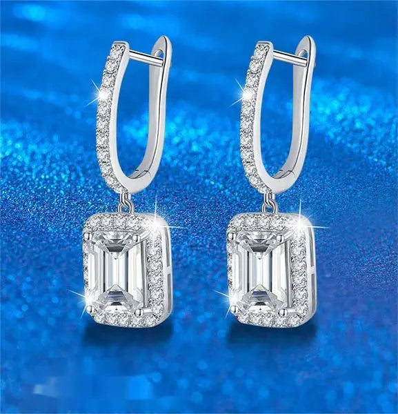 D-color Moissanite Teardrop Earrings Great Shopping 4You