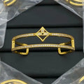Luxury Bangles Bracelets Designer for Women Letter Jewelry Letter Gold Plated Wristband Cuff Fashion Jewelry Accessories Great Shopping 4You